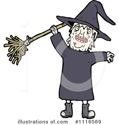 Royalty-Free (RF) Witch Clipart Illustration by lineartestpilot - Stock Sample #1116569