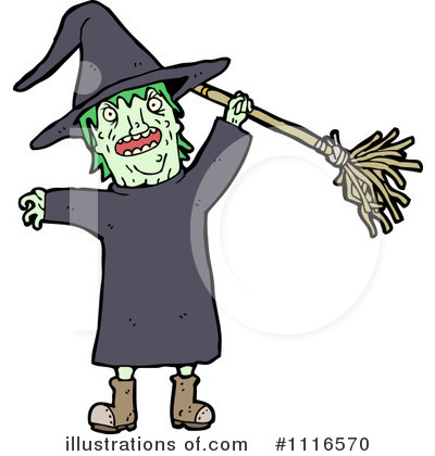 Royalty-Free (RF) Witch Clipart Illustration by lineartestpilot - Stock Sample #1116570