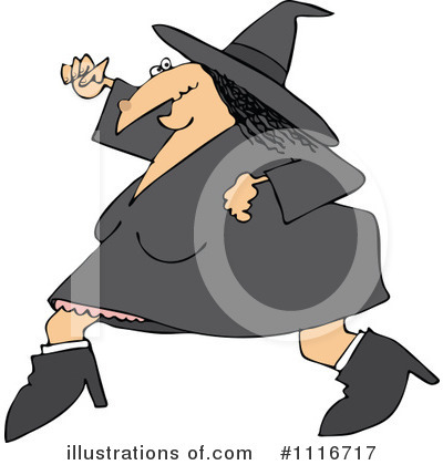 Royalty-Free (RF) Witch Clipart Illustration by djart - Stock Sample #1116717