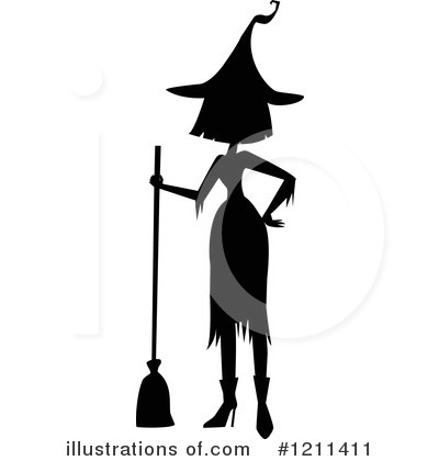 Royalty-Free (RF) Witch Clipart Illustration by peachidesigns - Stock Sample #1211411