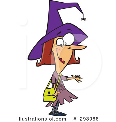 Royalty-Free (RF) Witch Clipart Illustration by toonaday - Stock Sample #1293988