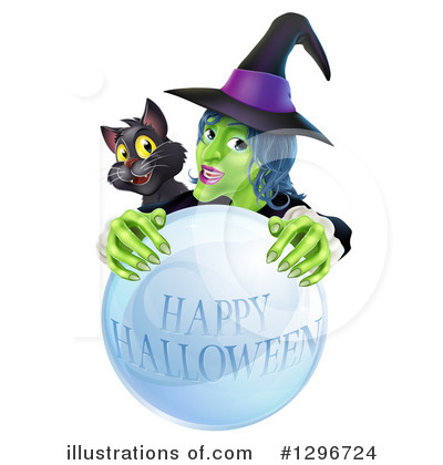 Royalty-Free (RF) Witch Clipart Illustration by AtStockIllustration - Stock Sample #1296724