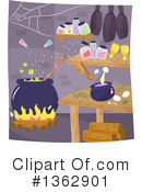 Witch Clipart #1362901 by BNP Design Studio