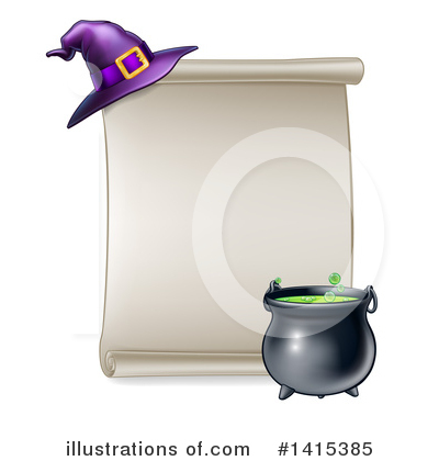 Cauldron Clipart #1415385 by AtStockIllustration