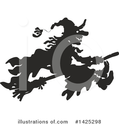 Royalty-Free (RF) Witch Clipart Illustration by Alex Bannykh - Stock Sample #1425298