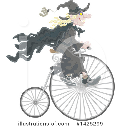 Royalty-Free (RF) Witch Clipart Illustration by Alex Bannykh - Stock Sample #1425299