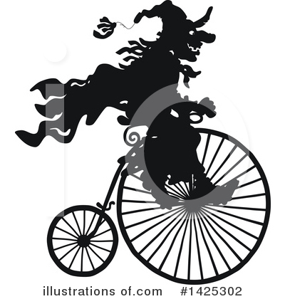 Penny Farthing Clipart #1425302 by Alex Bannykh