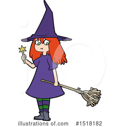 Royalty-Free (RF) Witch Clipart Illustration by lineartestpilot - Stock Sample #1518182