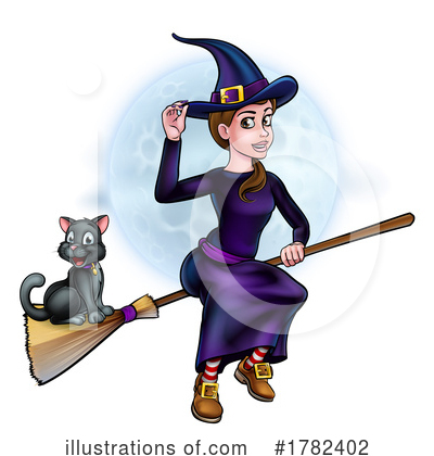 Royalty-Free (RF) Witch Clipart Illustration by AtStockIllustration - Stock Sample #1782402
