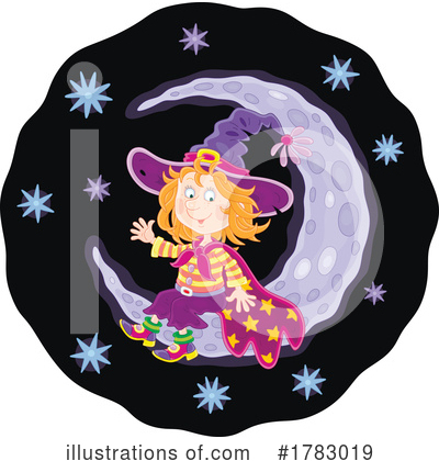 Royalty-Free (RF) Witch Clipart Illustration by Alex Bannykh - Stock Sample #1783019