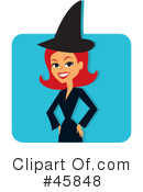 Witch Clipart #45848 by Monica