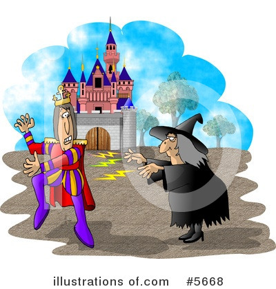 Royalty-Free (RF) Witch Clipart Illustration by djart - Stock Sample #5668