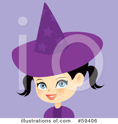 Royalty-Free (RF) Witch Clipart Illustration by Monica - Stock Sample #59406