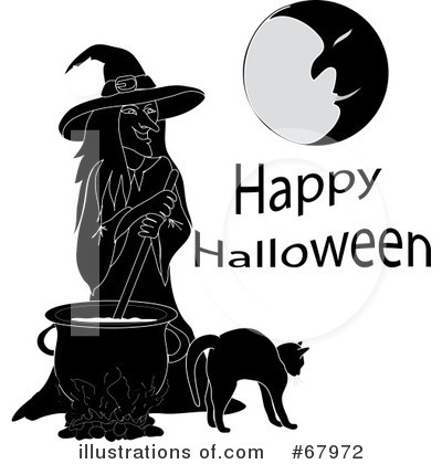 Royalty-Free (RF) Witch Clipart Illustration by Pams Clipart - Stock Sample #67972