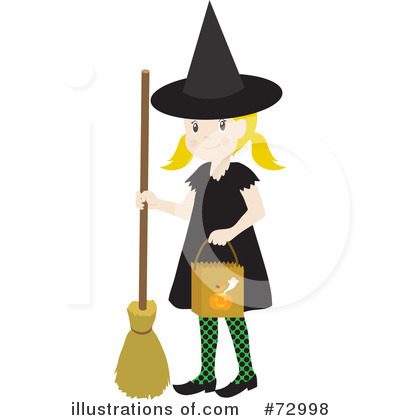 Royalty-Free (RF) Witch Clipart Illustration by Rosie Piter - Stock Sample #72998