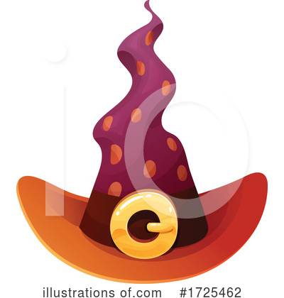 Royalty-Free (RF) Witch Hat Clipart Illustration by Vector Tradition SM - Stock Sample #1725462