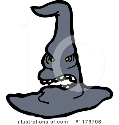 Royalty-Free (RF) Witches Hat Clipart Illustration by lineartestpilot - Stock Sample #1176708