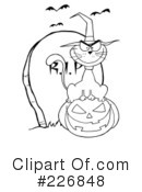 Witchs Cat Clipart #226848 by Hit Toon