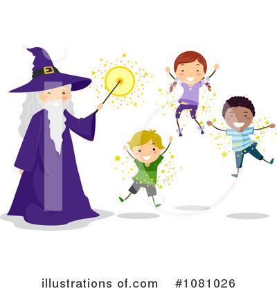 Royalty-Free (RF) Wizard Clipart Illustration by BNP Design Studio - Stock Sample #1081026