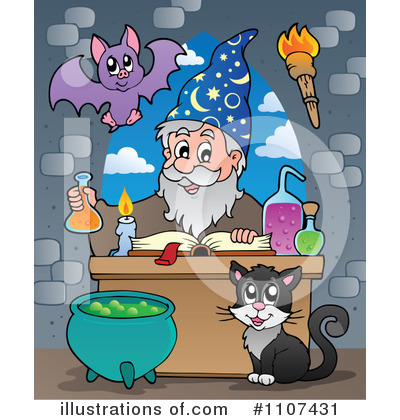 Wizard Clipart #1107431 by visekart