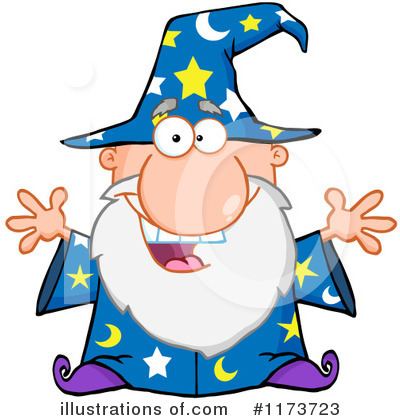 Royalty-Free (RF) Wizard Clipart Illustration by Hit Toon - Stock Sample #1173723