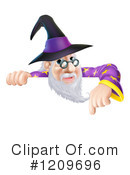 Wizard Clipart #1209696 by AtStockIllustration