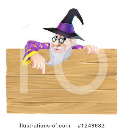 Wizard Clipart #1248682 by AtStockIllustration