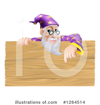 Wizard Clipart #1264514 by AtStockIllustration