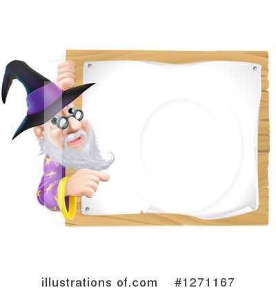 Royalty-Free (RF) Wizard Clipart Illustration by AtStockIllustration - Stock Sample #1271167
