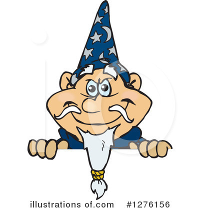Royalty-Free (RF) Wizard Clipart Illustration by Dennis Holmes Designs - Stock Sample #1276156