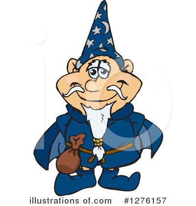 Royalty-Free (RF) Wizard Clipart Illustration by Dennis Holmes Designs - Stock Sample #1276157