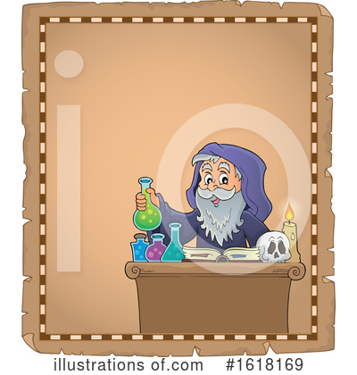 Royalty-Free (RF) Wizard Clipart Illustration by visekart - Stock Sample #1618169