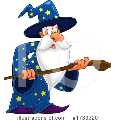 Royalty-Free (RF) Wizard Clipart Illustration by Hit Toon - Stock Sample #1733320