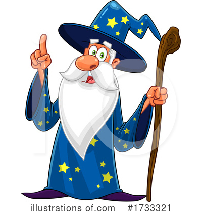 Royalty-Free (RF) Wizard Clipart Illustration by Hit Toon - Stock Sample #1733321