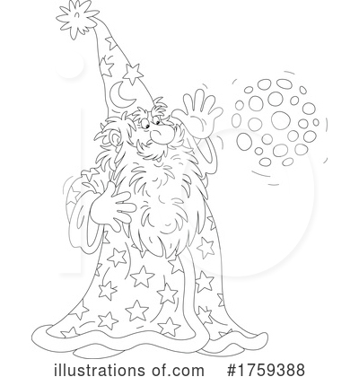 Royalty-Free (RF) Wizard Clipart Illustration by Alex Bannykh - Stock Sample #1759388