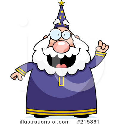 Royalty-Free (RF) Wizard Clipart Illustration by Cory Thoman - Stock Sample #215361