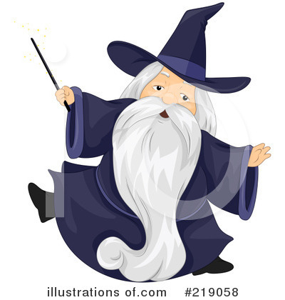 Royalty-Free (RF) Wizard Clipart Illustration by BNP Design Studio - Stock Sample #219058