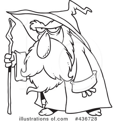 Wizard Clipart #436728 by toonaday