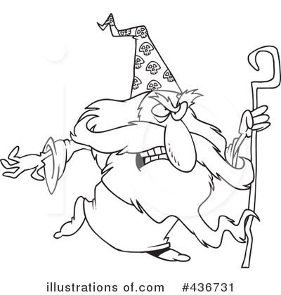 Wizard Clipart #436731 by toonaday