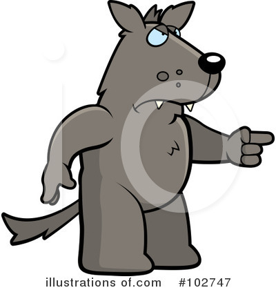 Wolf Clipart #102747 by Cory Thoman