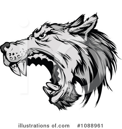 Wolf Clipart #1088961 by Chromaco