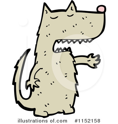 Royalty-Free (RF) Wolf Clipart Illustration by lineartestpilot - Stock Sample #1152158
