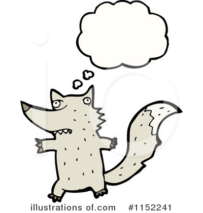 Royalty-Free (RF) Wolf Clipart Illustration by lineartestpilot - Stock Sample #1152241