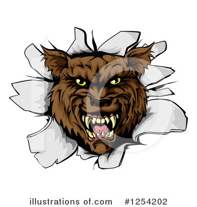 Werewolf Clipart #1254202 by AtStockIllustration