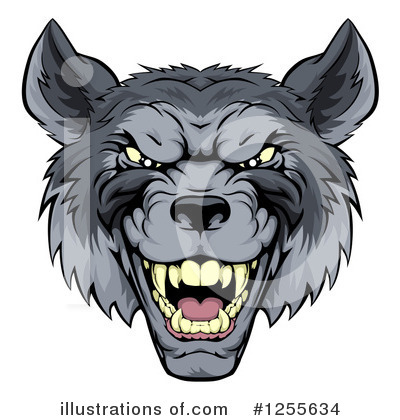 Royalty-Free (RF) Wolf Clipart Illustration by AtStockIllustration - Stock Sample #1255634