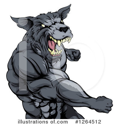 Werewolf Clipart #1264512 by AtStockIllustration