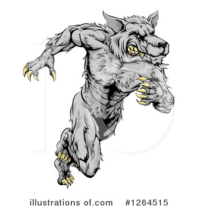 Werewolf Clipart #1264515 by AtStockIllustration