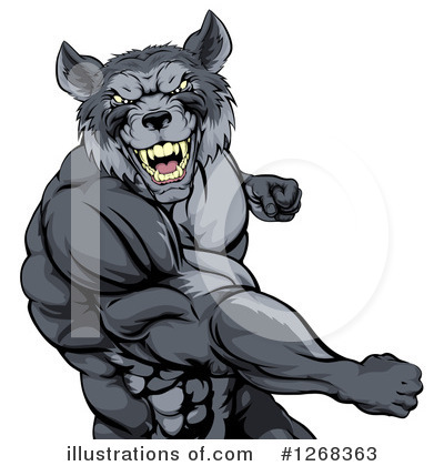 Royalty-Free (RF) Wolf Clipart Illustration by AtStockIllustration - Stock Sample #1268363