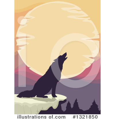 Royalty-Free (RF) Wolf Clipart Illustration by BNP Design Studio - Stock Sample #1321850