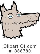 Wolf Clipart #1388780 by lineartestpilot